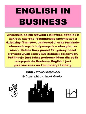 cover image of English in Business